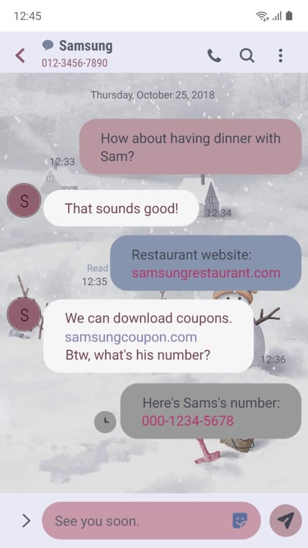 Samsung Themes: ❤️Mun❤️ Winter Girl Video ~❤️ Premium Video Theme happy little baby girl in the winter - Image 4
