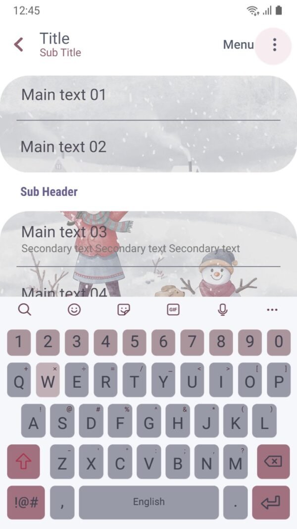 Samsung Themes: ❤️Mun❤️ Winter Girl Video ~❤️ Premium Video Theme happy little baby girl in the winter - Image 6