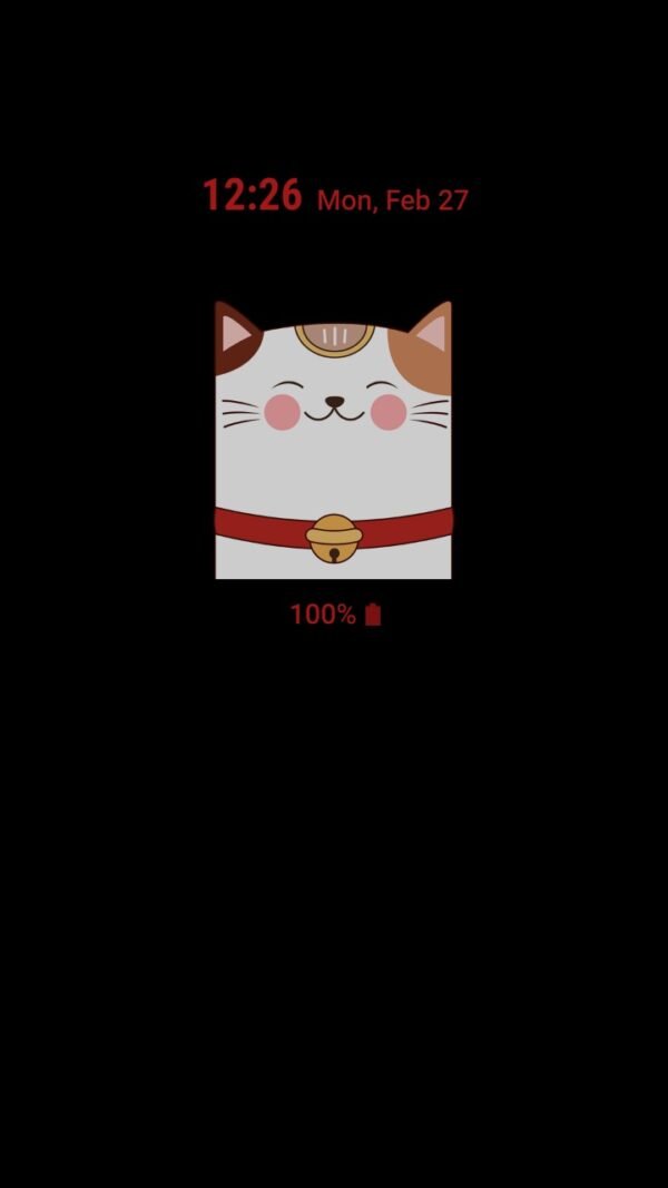 Samsung Themes: ❤️Mun❤️ Good Luck Charm Cat ~❤️ Premium Theme Official with lucky cute cat waving - Image 7