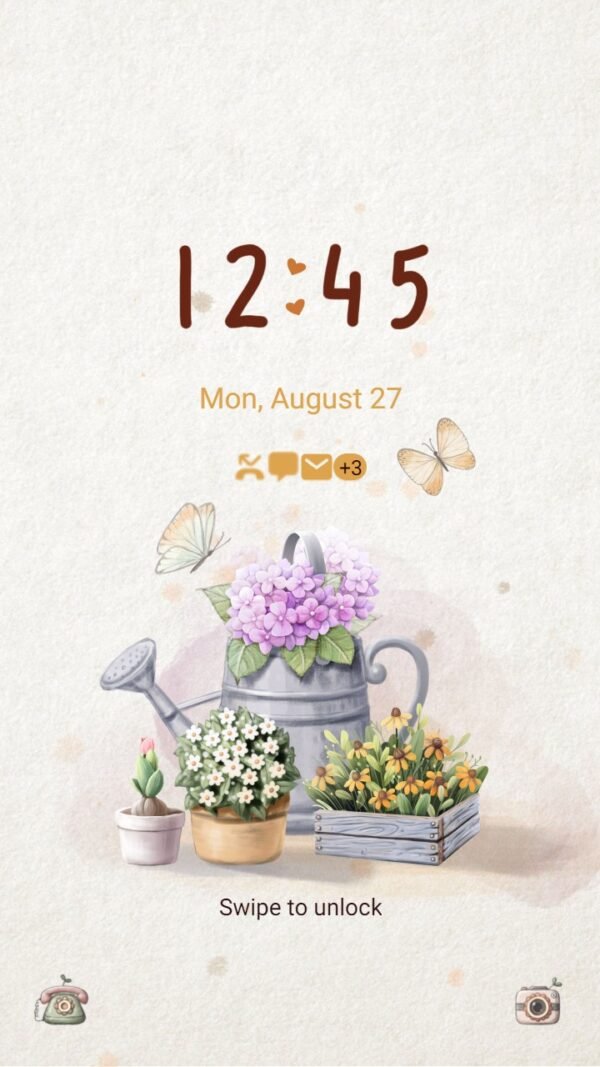 Samsung Themes: ❤️Mun❤️ Flowers Bouquet ~❤️ Premium Theme colorful little wild flowers - Image 2