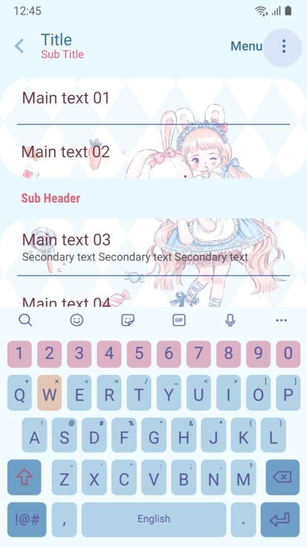 Samsung Themes: ❤️Mun❤️ Sweet Candy Girl ~❤️ Premium Theme Official with Cute Bunny Doll and Lolita Style - Image 6