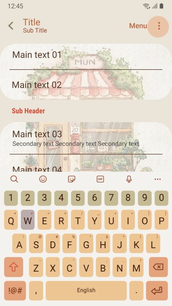 Samsung Themes: ❤️Mun❤️ Aesthetic Coffee Shop Animated ~❤️ Premium Animated Theme with green decoration and cute cat - Image 6