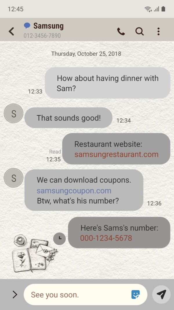 Samsung Themes: ❤️Mun❤️ Journaling idea sketch Animated ~❤️ Premium Animated Theme with stationery stickers aesthetic - Image 4