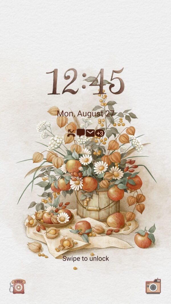 Samsung Themes: ❤️Mun❤️ Flowers and Apples ~❤️ Premium Theme Official with little daisy - Image 2