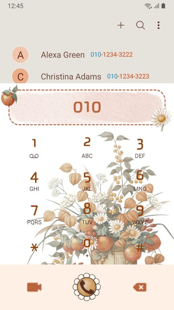 Samsung Themes: ❤️Mun❤️ Flowers and Apples ~❤️ Premium Theme Official with little daisy - Image 3