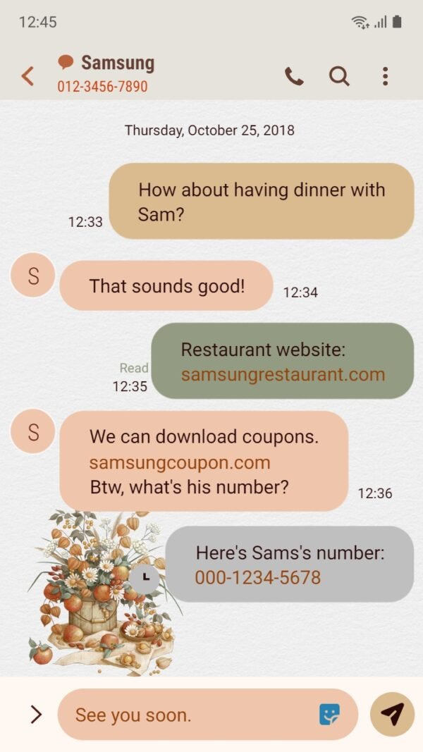 Samsung Themes: ❤️Mun❤️ Flowers and Apples ~❤️ Premium Theme Official with little daisy - Image 4