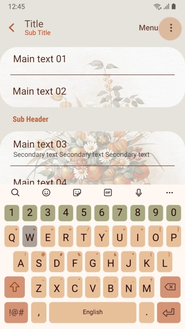 Samsung Themes: ❤️Mun❤️ Flowers and Apples ~❤️ Premium Theme Official with little daisy - Image 6