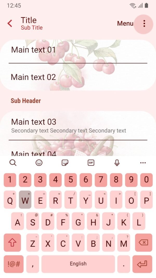 Samsung Themes: ❤️Mun❤️ Sweet Pink Cherry Basket ~❤️ Premium Theme Official - Image 6