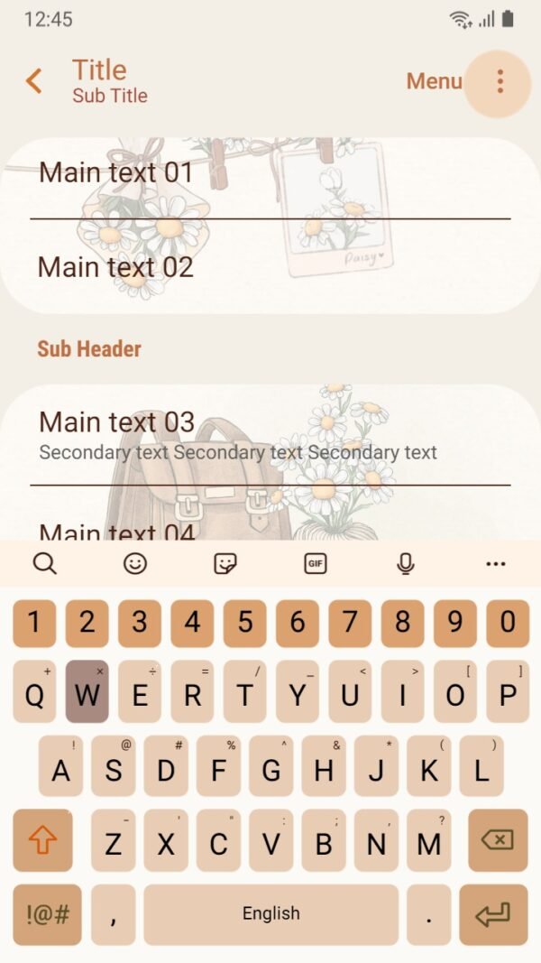 Samsung Themes: ❤️Mun❤️ White Daisy Flower ~❤️ Premium Theme Official - Image 6