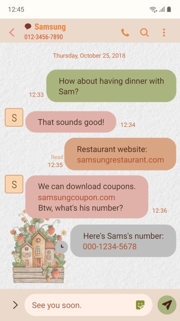 Samsung Themes: ❤️Mun❤️ Sweet Strawberry House ~❤️ Premium Theme Official - Image 4