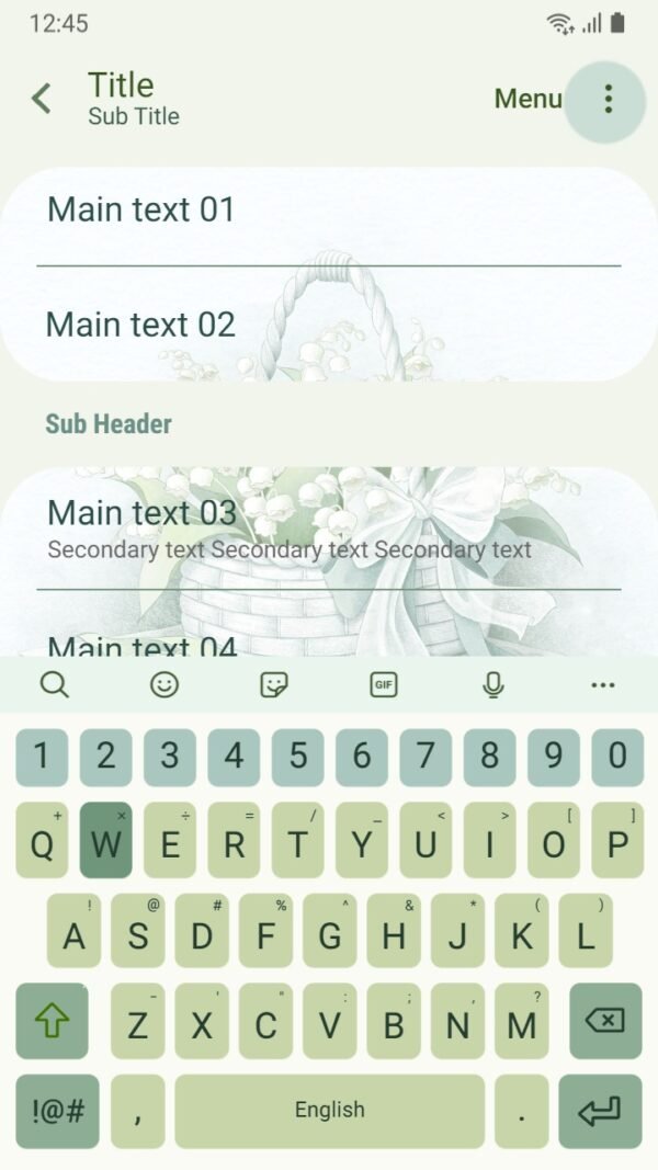 Samsung Themes: ❤️Mun❤️ White bell flowers ~❤️ Premium Theme Official Convallaria majalis lily of the valley - Image 6