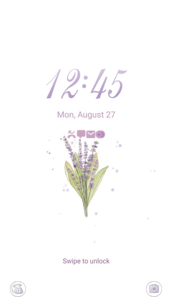 Samsung Themes: ❤️Mun❤️ Soft Purple Lavender ~❤️ Premium Theme Official - Image 2