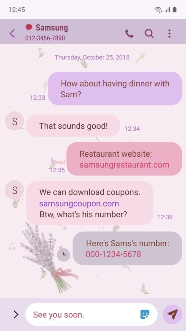 Samsung Themes: ❤️Mun❤️ Soft Purple Lavender ~❤️ Premium Theme Official - Image 4