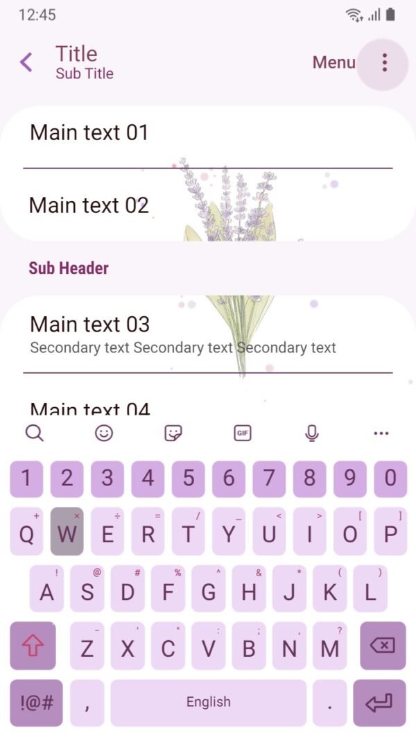 Samsung Themes: ❤️Mun❤️ Soft Purple Lavender ~❤️ Premium Theme Official - Image 6