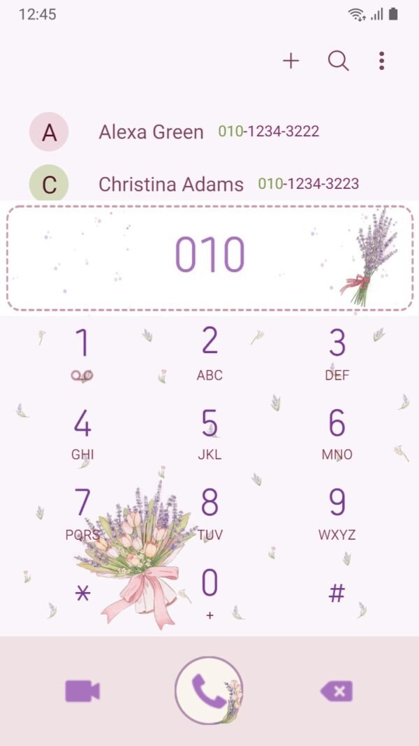 Samsung Themes: ❤️ Mun ❤️ Floral Bouquet ~❤️ Premium Theme Official with tulip and lavender flowers - Image 3