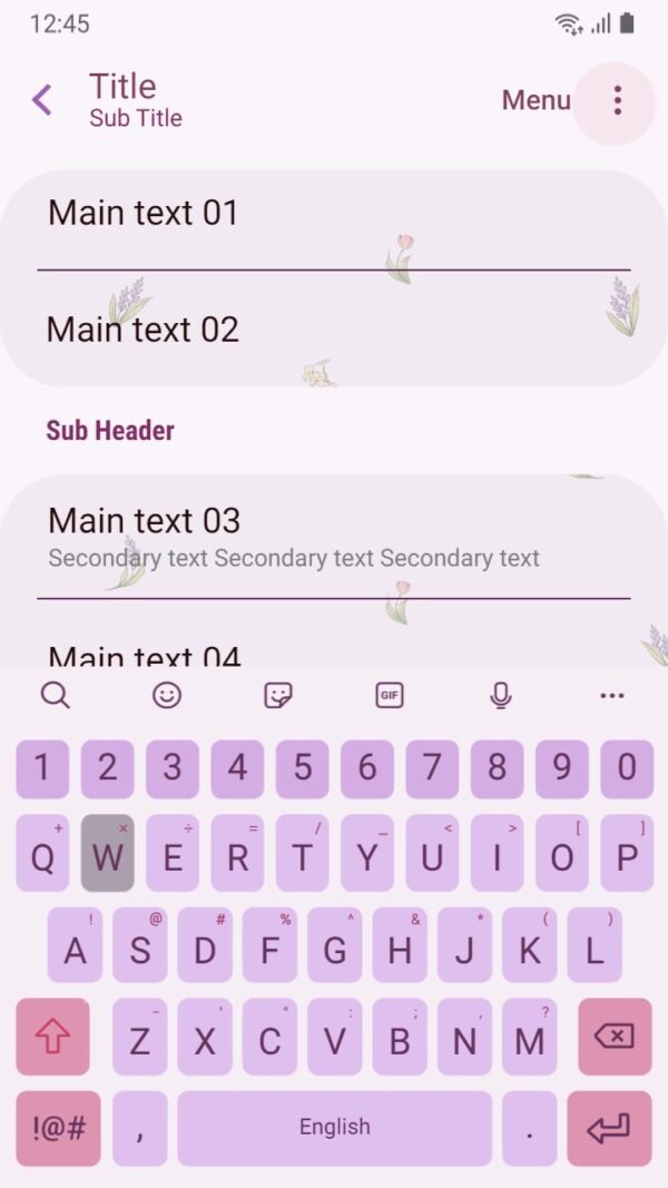 Samsung Themes: ❤️ Mun ❤️ Floral Bouquet ~❤️ Premium Theme Official with tulip and lavender flowers - Image 6