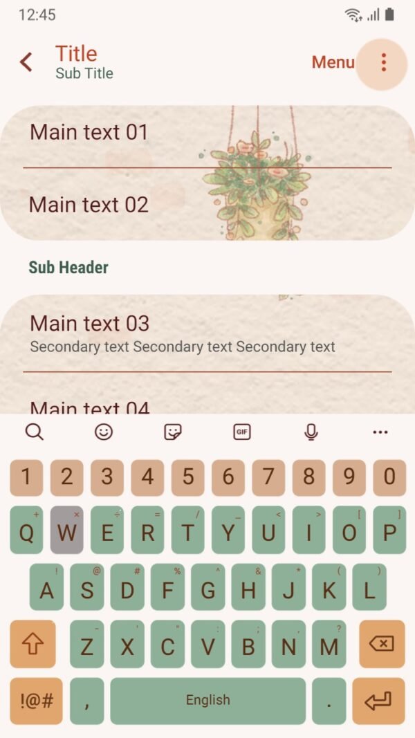 Samsung Themes: ❤️ Mun ❤️ Cactus and cat ~❤️ Premium Theme Official with green and home plants decor - Image 6