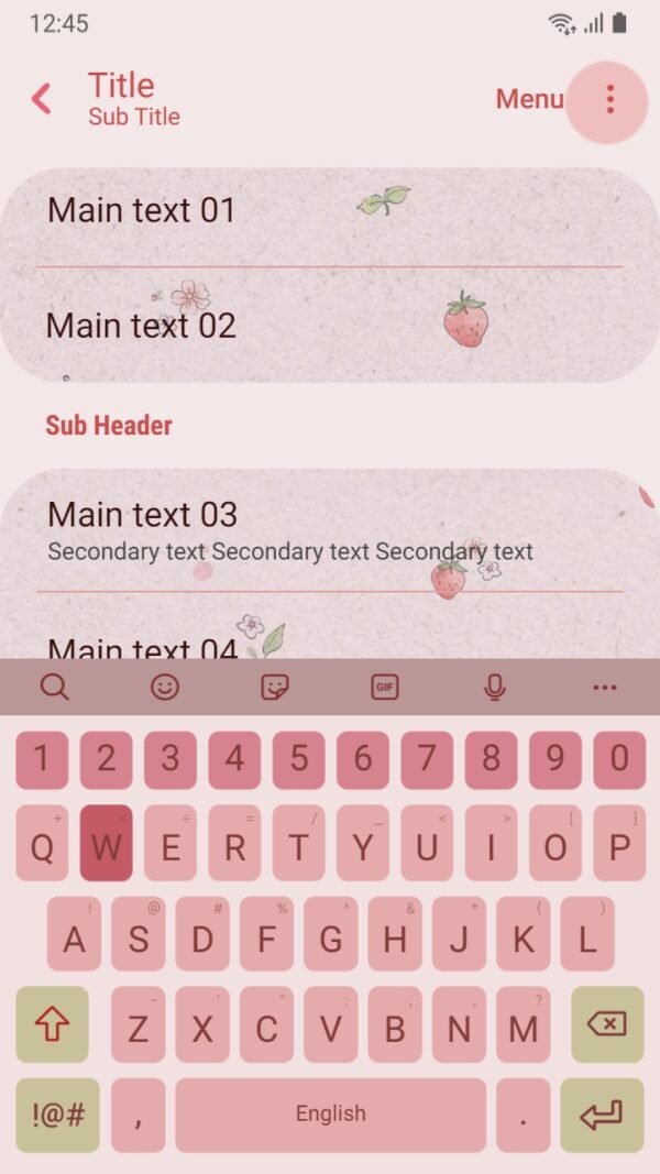 Samsung Themes: ❤️Mun❤️ Lady Bunny ~❤️ Premium Theme with pink strawberry - Image 6