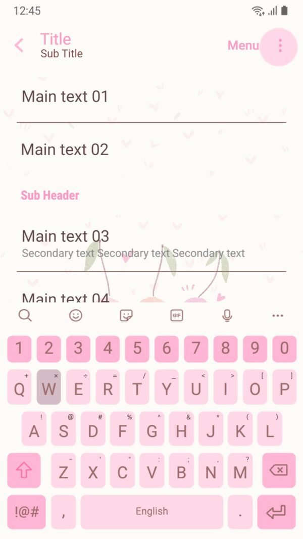 Samsung Themes: ❤️Mun❤️ Cherry Pastel ~❤️ Premium Theme with cute simple love - Image 6