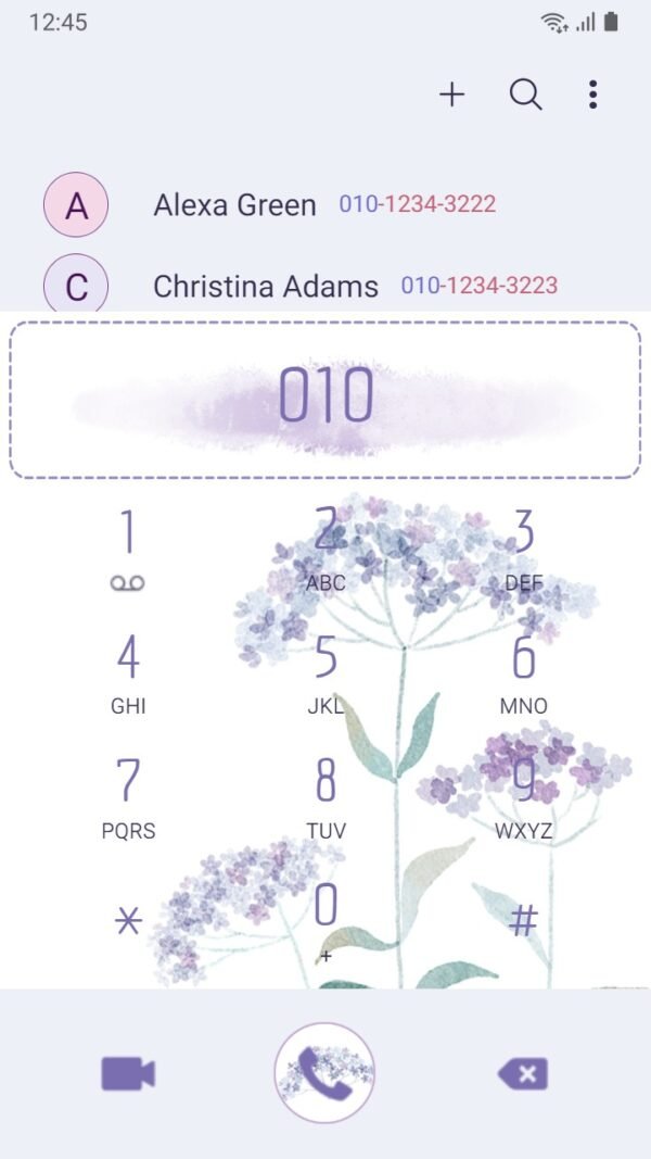 Samsung Themes: ❤️Mun❤️ Little purple flower ~❤️ Premium Theme Official - Image 3