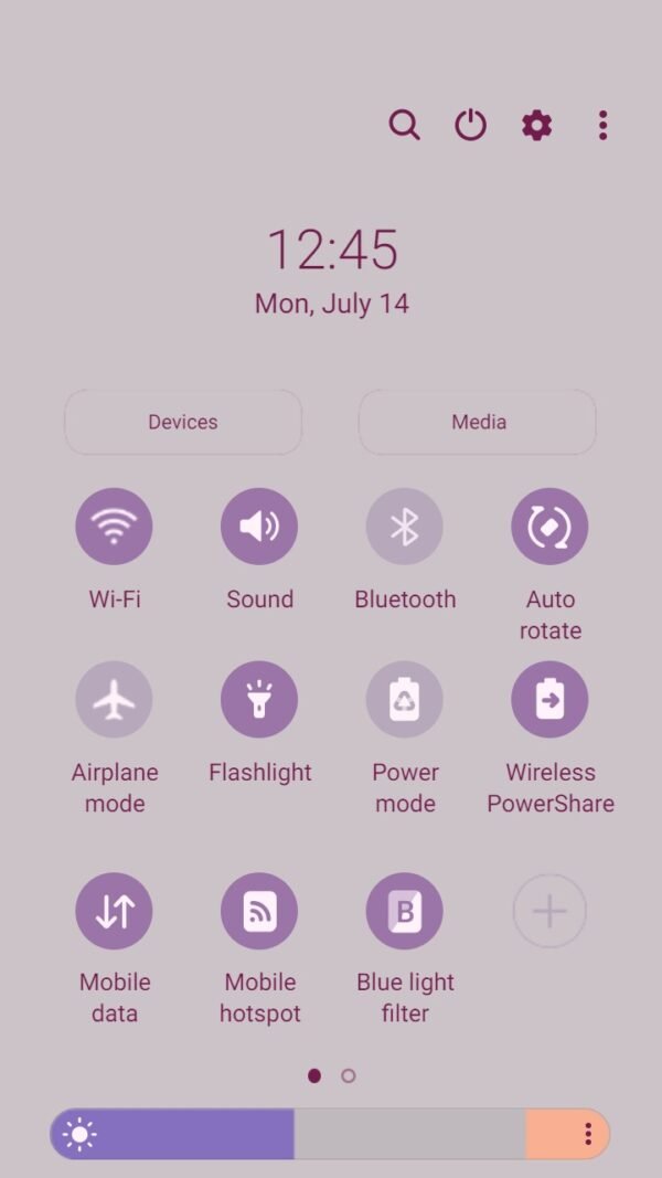 Samsung Themes: ❤️Mun❤️ Little purple flower ~❤️ Premium Theme Official - Image 5