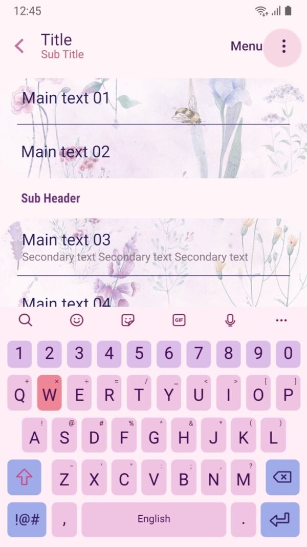 Samsung Themes: ❤️Mun❤️ Stunning Purple Flowers ~❤️ Premium Theme - Image 6