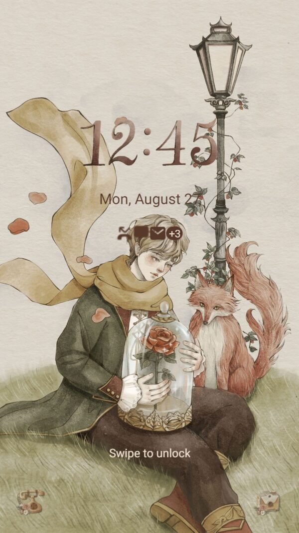 Samsung Themes: ❤️Mun❤️ The Little Prince ~❤️ Premium Theme Official with Fox and Rose - Image 2