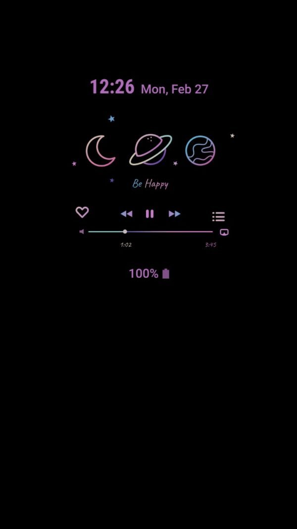 Samsung Themes: ❤️Mun❤️ Neon Galaxy ~❤️ Premium Theme - Image 7