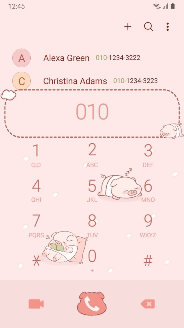 Samsung Themes: ❤️Mun❤️ Piggy Squad ~❤️ Premium Theme kawaii pig friendship - Image 3