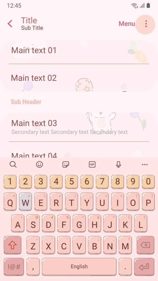 Samsung Themes: ❤️Mun❤️ Kawaii Bunny ~❤️ Premium Theme romantic bunny couple valentine - Image 6