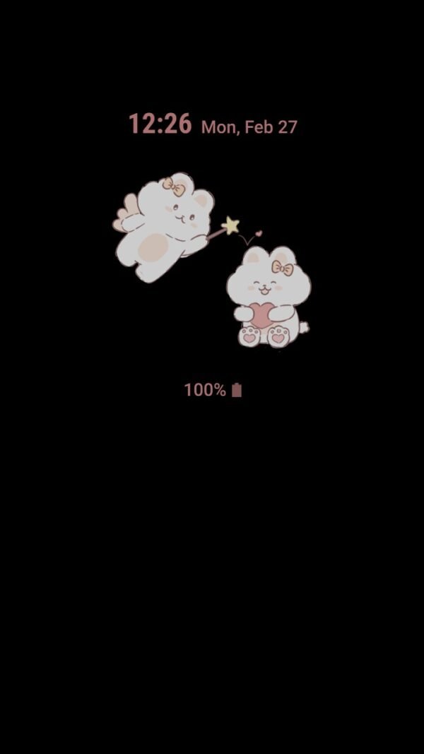 Samsung Themes: ❤️Mun❤️ Kawaii Bunny ~❤️ Premium Theme romantic bunny couple valentine - Image 7