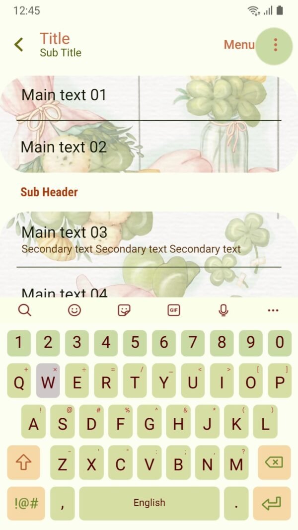 Samsung Themes: ❤️Mun❤️ Lucky Clover and Bunny ~❤️ Premium Theme fresh green - Image 6