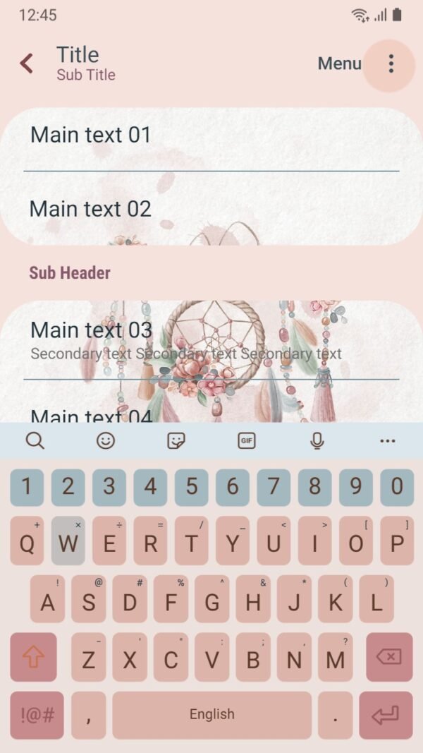 Samsung Themes: ❤️Mun❤️ Pink Dreamcatcher ~❤️ Premium Theme romantic hydrangea heart - Image 6