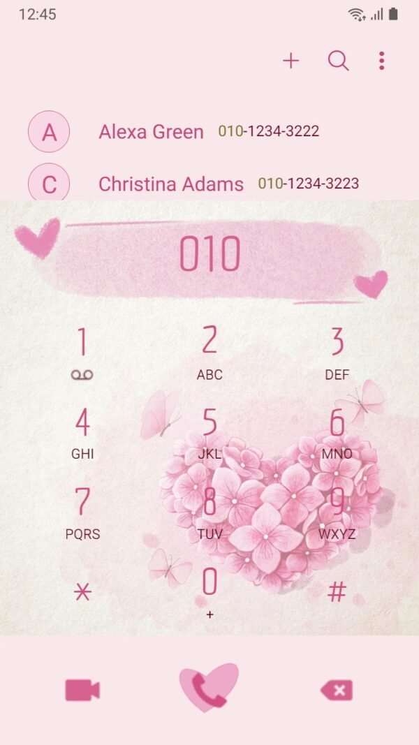 Samsung Themes: ❤️Mun❤️ Love Flowers ~❤️ Premium Theme romantic hydrangea heart - Image 3