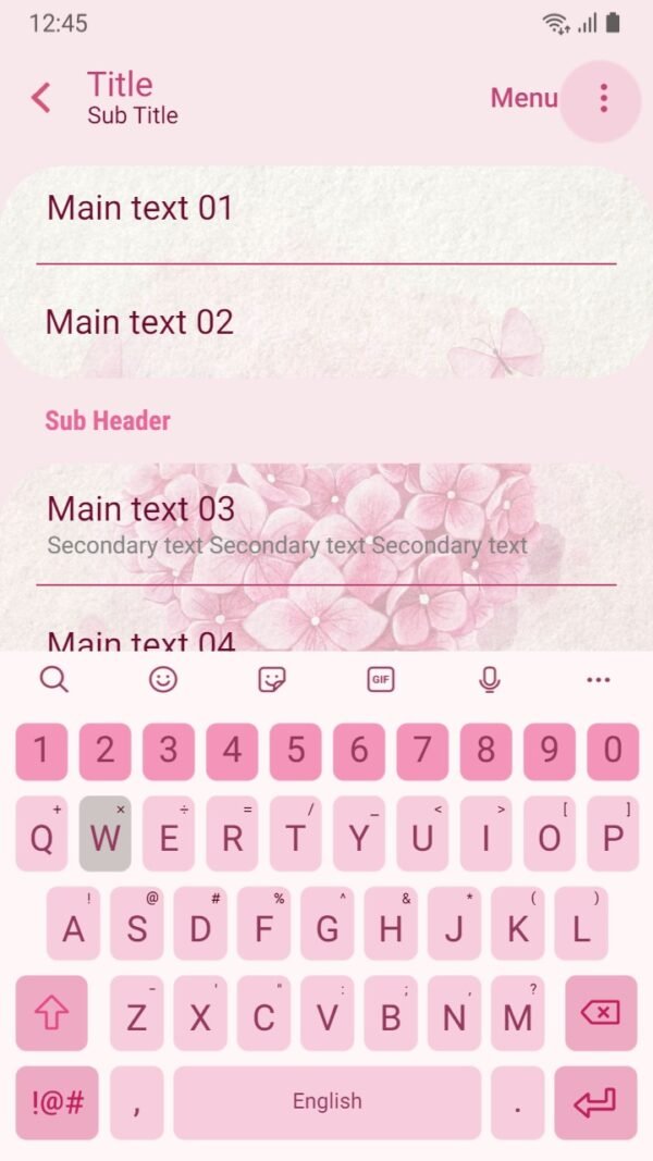 Samsung Themes: ❤️Mun❤️ Love Flowers ~❤️ Premium Theme romantic hydrangea heart - Image 6