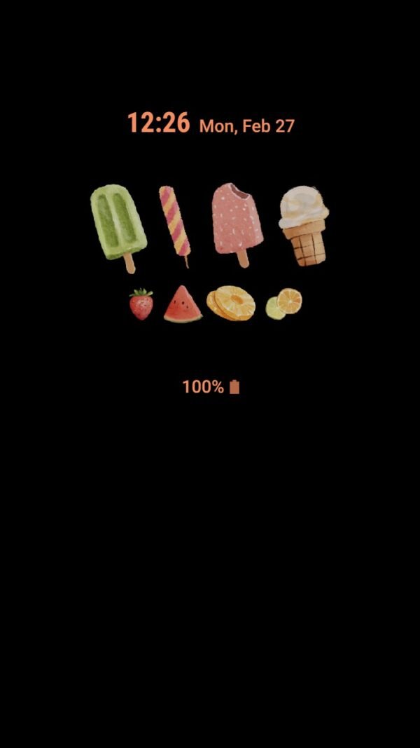 Samsung Themes: ❤️Mun❤️ Sweet Ice Cream Pattern ~❤️ Premium Theme Official with cupcakes and fresh stickers - Image 7