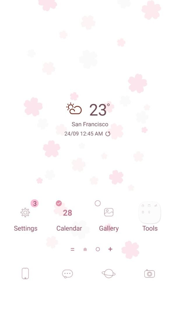 Samsung Themes: ❤️Mun❤️ Cherry Blossom Pinky _Premium Theme Official