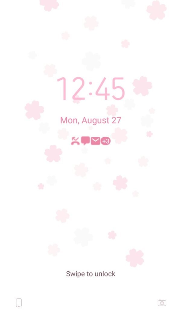 Samsung Themes: ❤️Mun❤️ Cherry Blossom Pinky _Premium Theme Official - Image 2