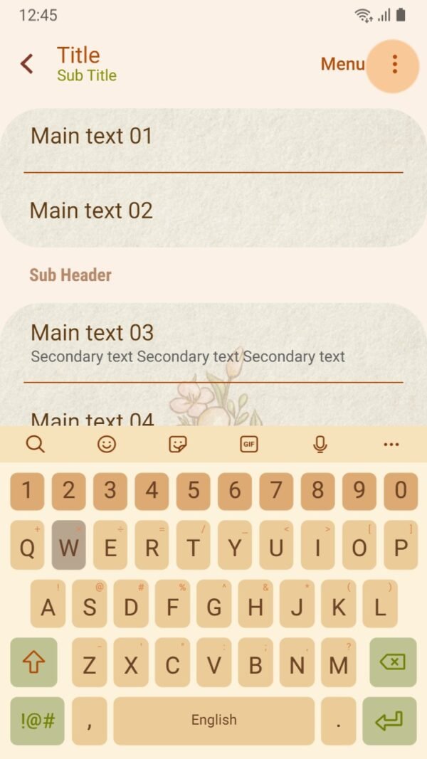 Samsung Themes: ❤️Mun❤️ Flowers and Books ~❤️ Premium Theme a tiny table decoration - Image 6