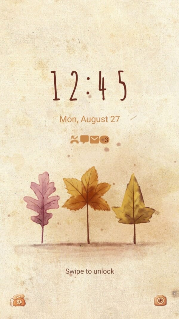 Samsung Themes: ❤️Mun❤️ Autumn Leaves ~❤️ Premium Theme vintage autumn - Image 2