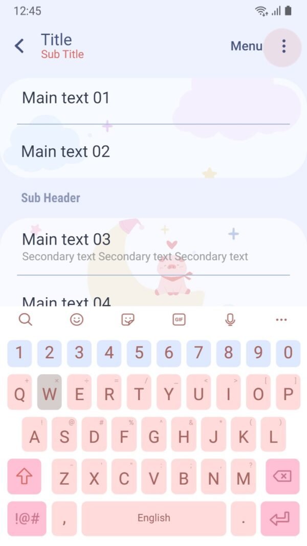 Samsung Themes: ❤️Mun❤️ Pig on the moon ~❤️ Premium Theme Official - Image 6