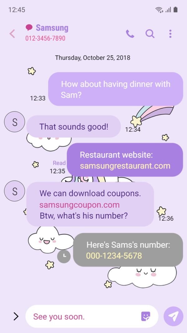 Samsung Themes: ❤️Mun❤️ Kawaii Unicorn ~❤️ Premium Theme Official - Image 4