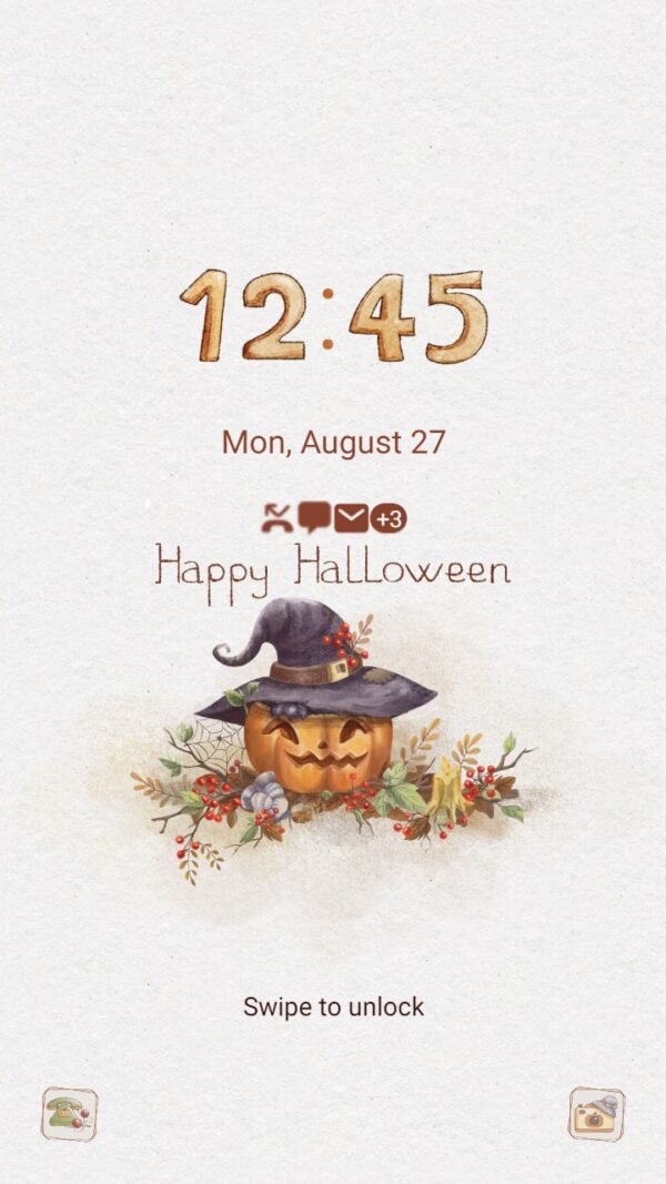Samsung Themes: ❤️Mun❤️ Witch Cat in the Halloween~❤️ Premium Theme Official - Image 2
