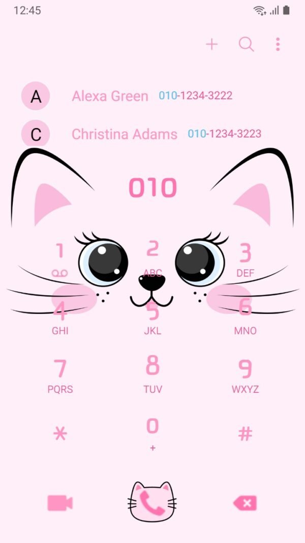 Samsung Themes: ❤️Mun❤️ Pinky Cat ~❤️ Premium Theme Official - Image 3