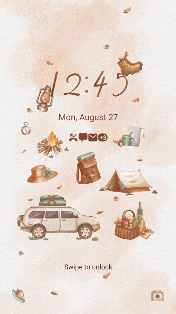 Samsung Themes: ❤️Mun❤️ Picnic, Picnic, Picnic ~❤️ Premium Theme Official about chilling picnic time - Image 2