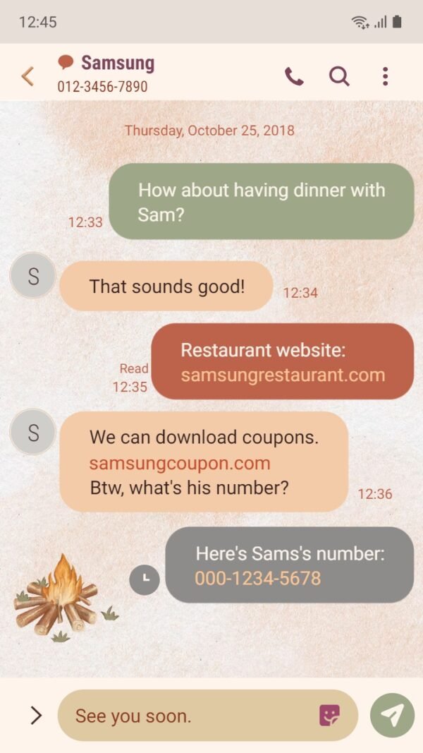 Samsung Themes: ❤️Mun❤️ Picnic, Picnic, Picnic ~❤️ Premium Theme Official about chilling picnic time - Image 4