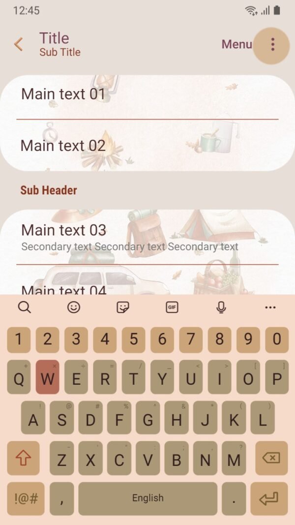 Samsung Themes: ❤️Mun❤️ Picnic, Picnic, Picnic ~❤️ Premium Theme Official about chilling picnic time - Image 6