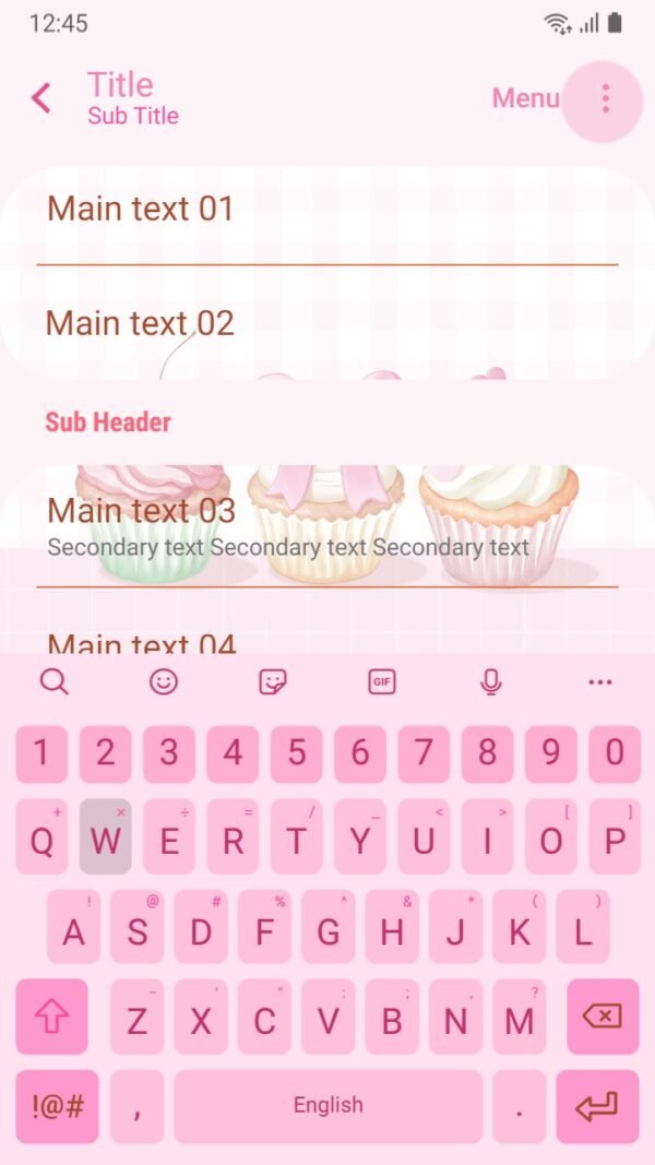 Samsung Themes: ❤️Mun❤️ Sweet Pink Cupcakes ~❤️ Premium Theme Official You should try - Image 6