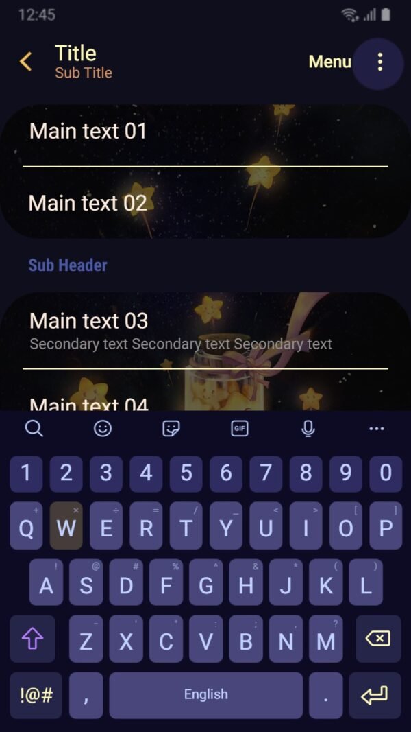 Samsung Themes: ❤️Mun❤️ Golden Starlight in Bottle~❤️ Premium Theme Official with our new enchanting the stars magic in a bottle - Image 6