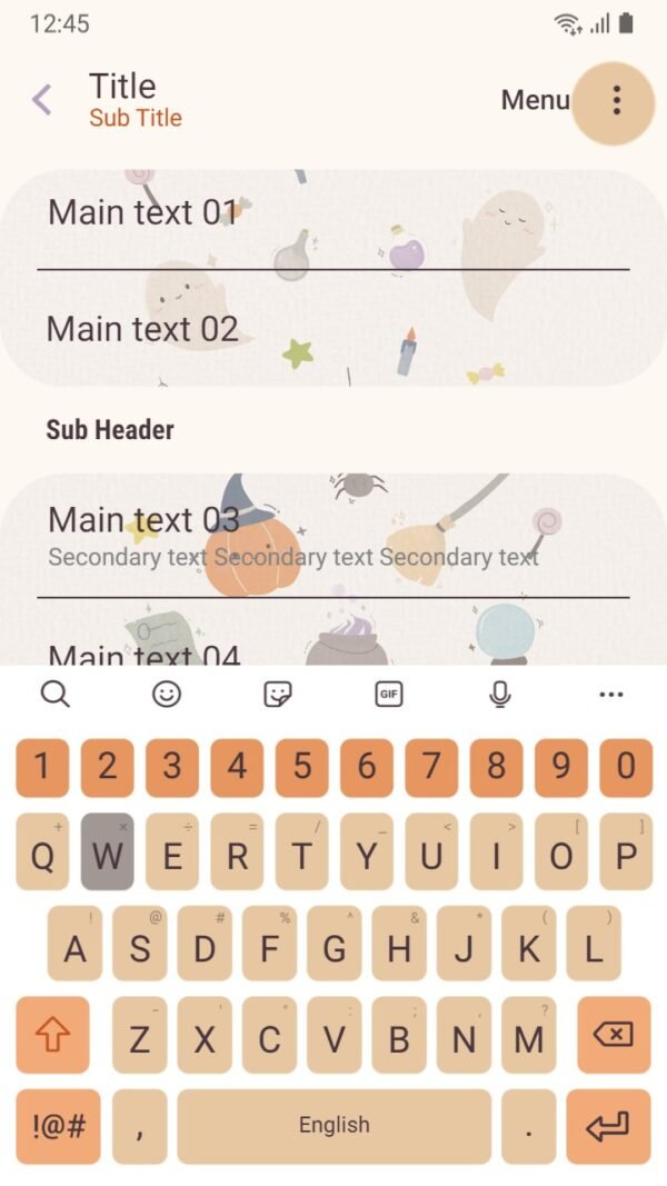 Samsung Themes: ❤️Mun❤️ Little pumpkin in the Halloween ~❤️ Premium Theme Official - Image 6